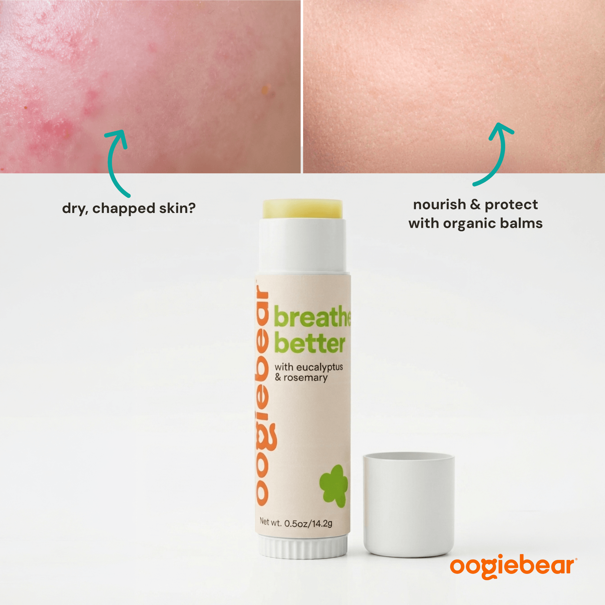 Organic Baby Breathing Balm with Eucalyptus & Rosemary for Airways