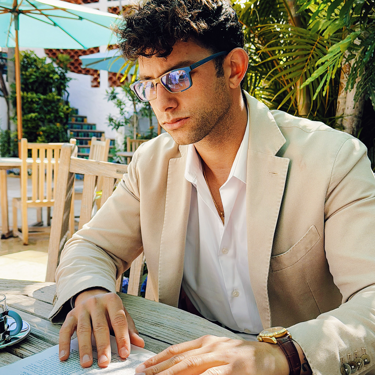 Brickell Wood & Carbon Fiber Eyeglasses