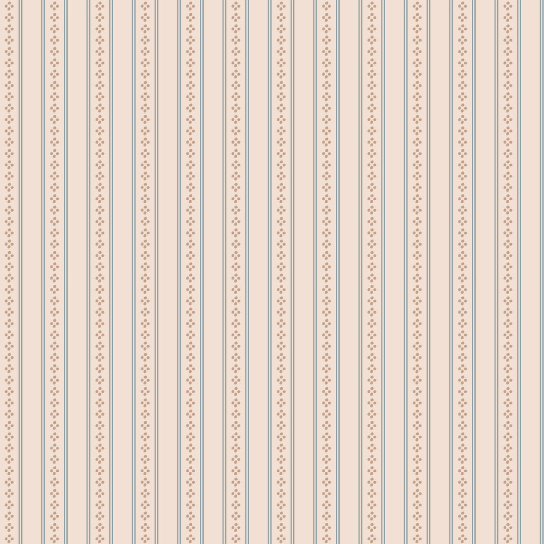 Bridger Striped Removable Wallpaper in Beige, Blue, and White