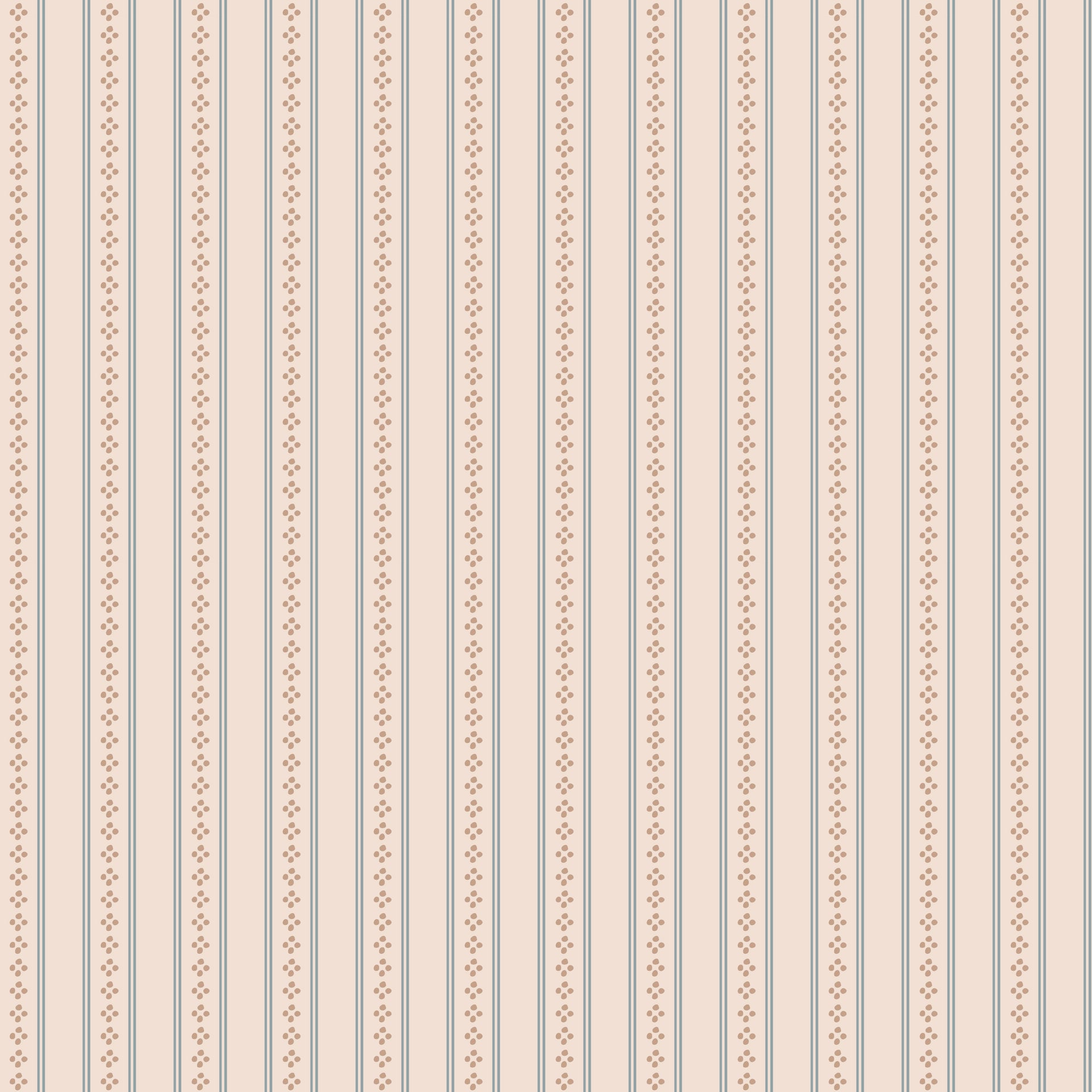 Bridger Striped Removable Wallpaper in Beige, Blue, and White