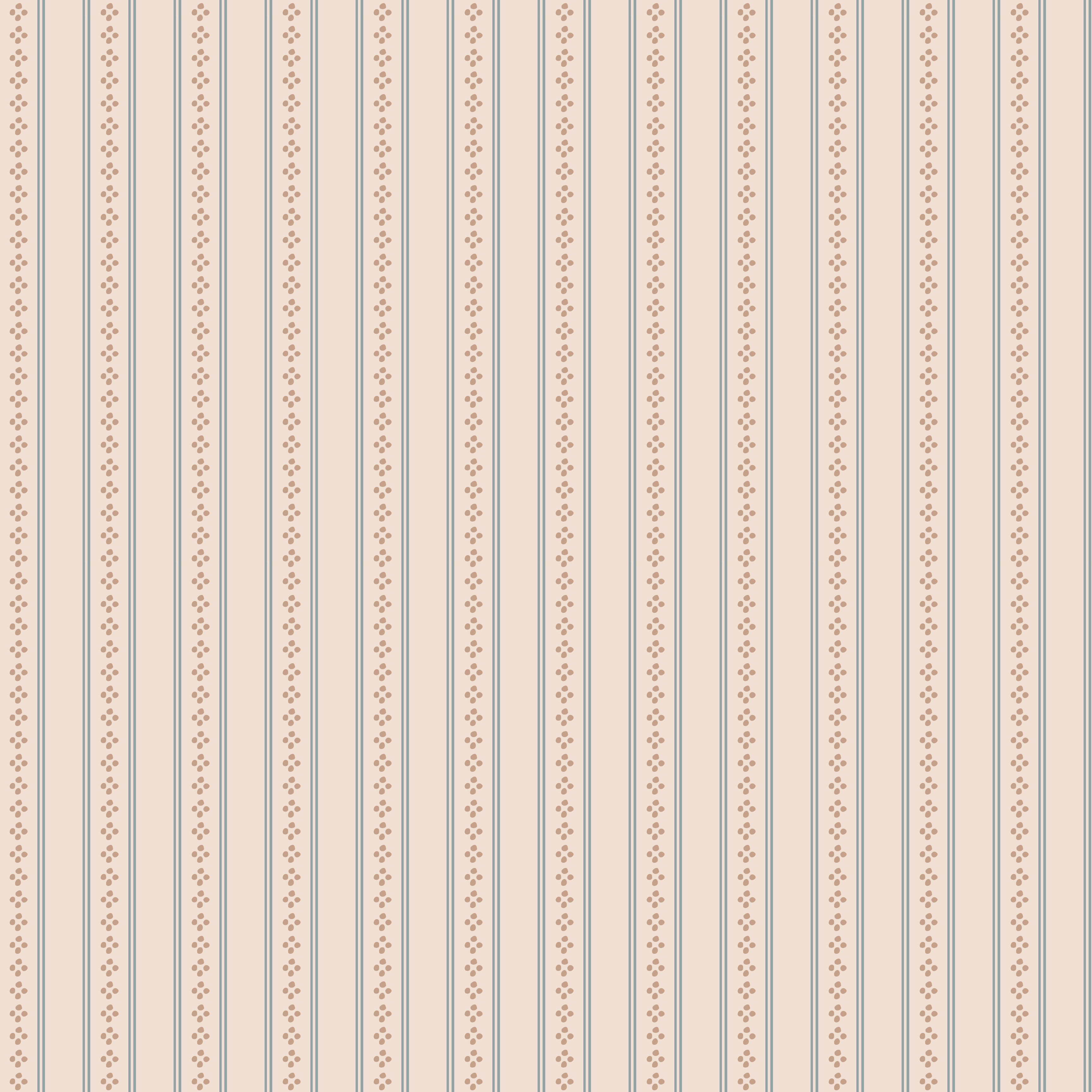 Bridger Striped Removable Wallpaper in Beige, Blue, and White