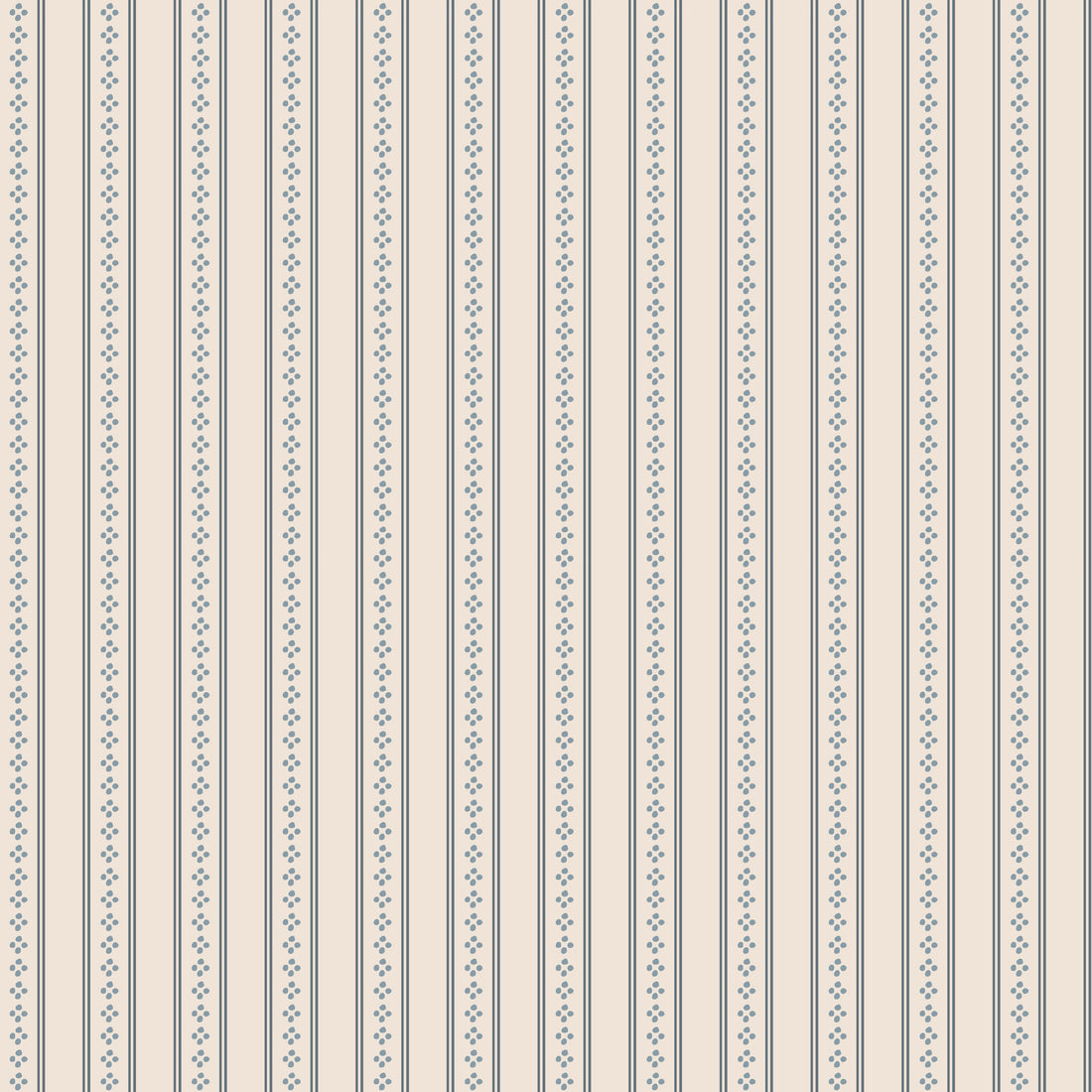 Bridger Striped Removable Wallpaper in Beige, Blue, and White