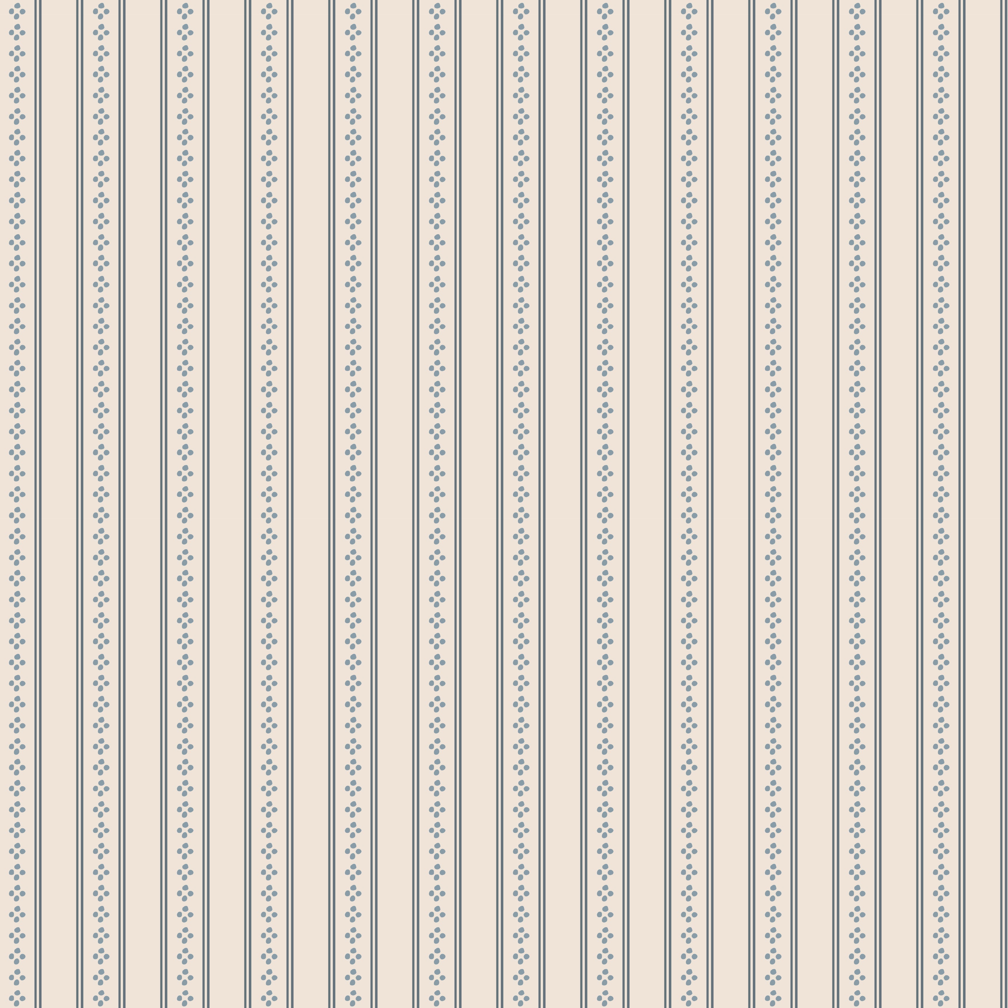 Bridger Striped Removable Wallpaper in Beige, Blue, and White