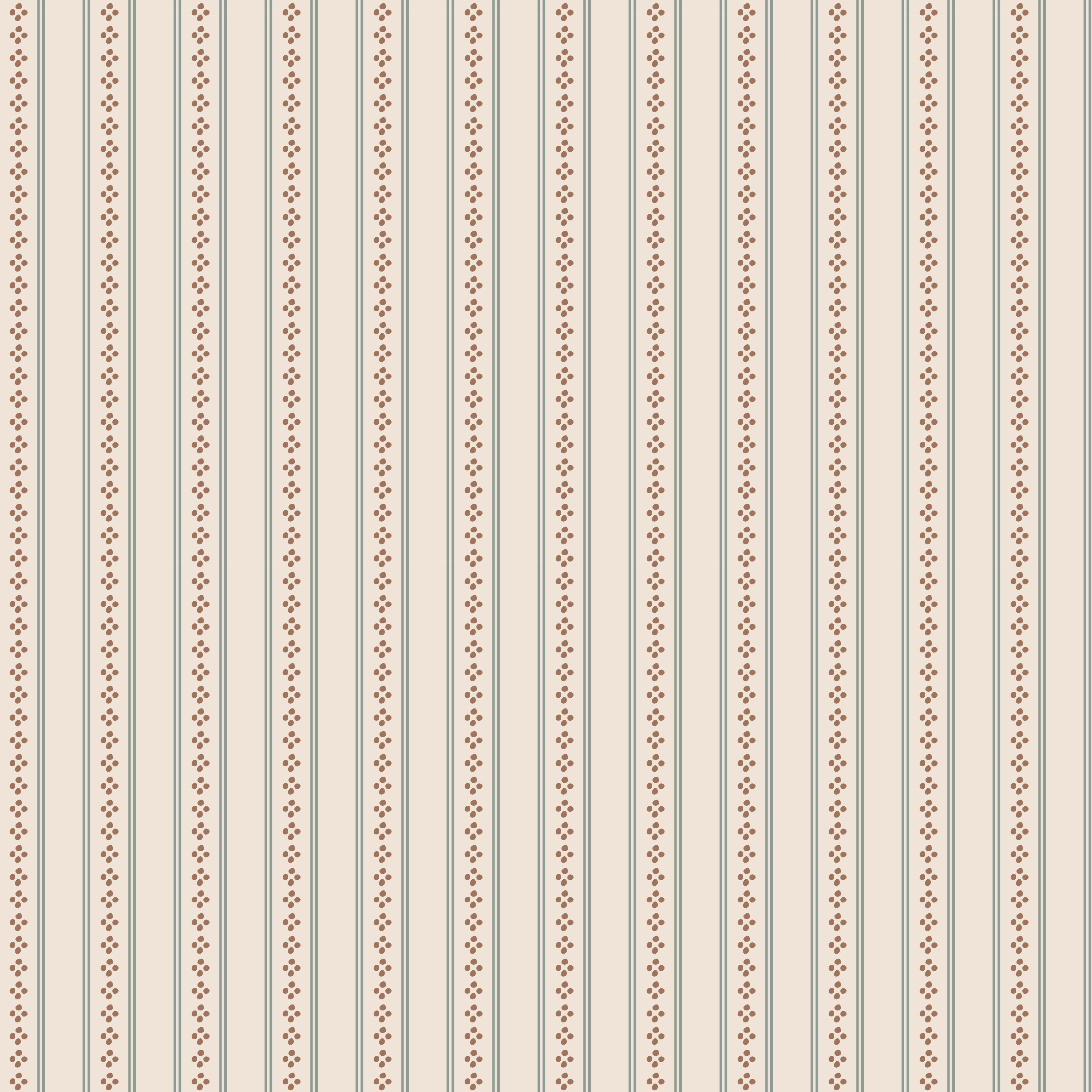 Bridger Striped Removable Wallpaper in Beige, Blue, and White