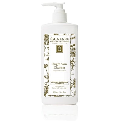 Eminence Bright Skin Cleanser 250ml bottle for uneven skin tone