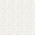 Brighton Floral Wallpaper in Terracotta Sage Green and Off-White