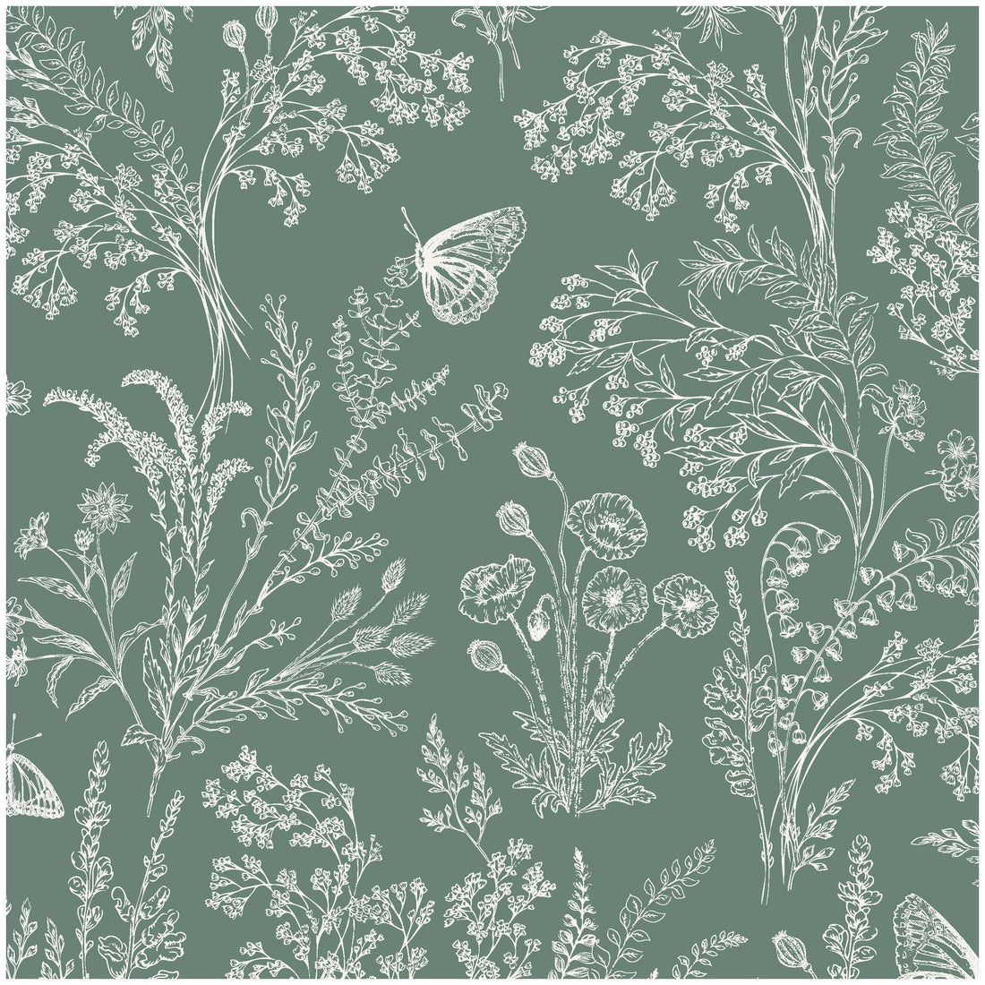 Bronwyn Botanical Peel and Stick Wallpaper by Anna Black Creative