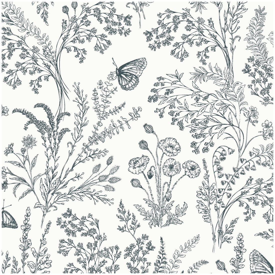 Bronwyn Botanical Peel and Stick Wallpaper by Anna Black Creative