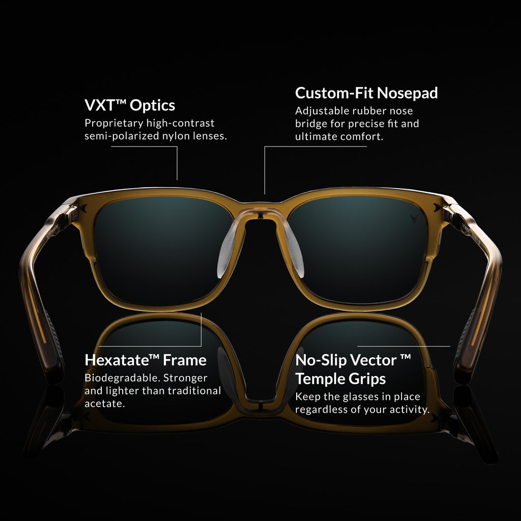 The Brooks Sandalwood Premium Acetate and Marble Sunglasses
