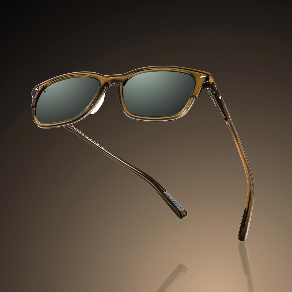 The Brooks Sandalwood Premium Acetate and Marble Sunglasses