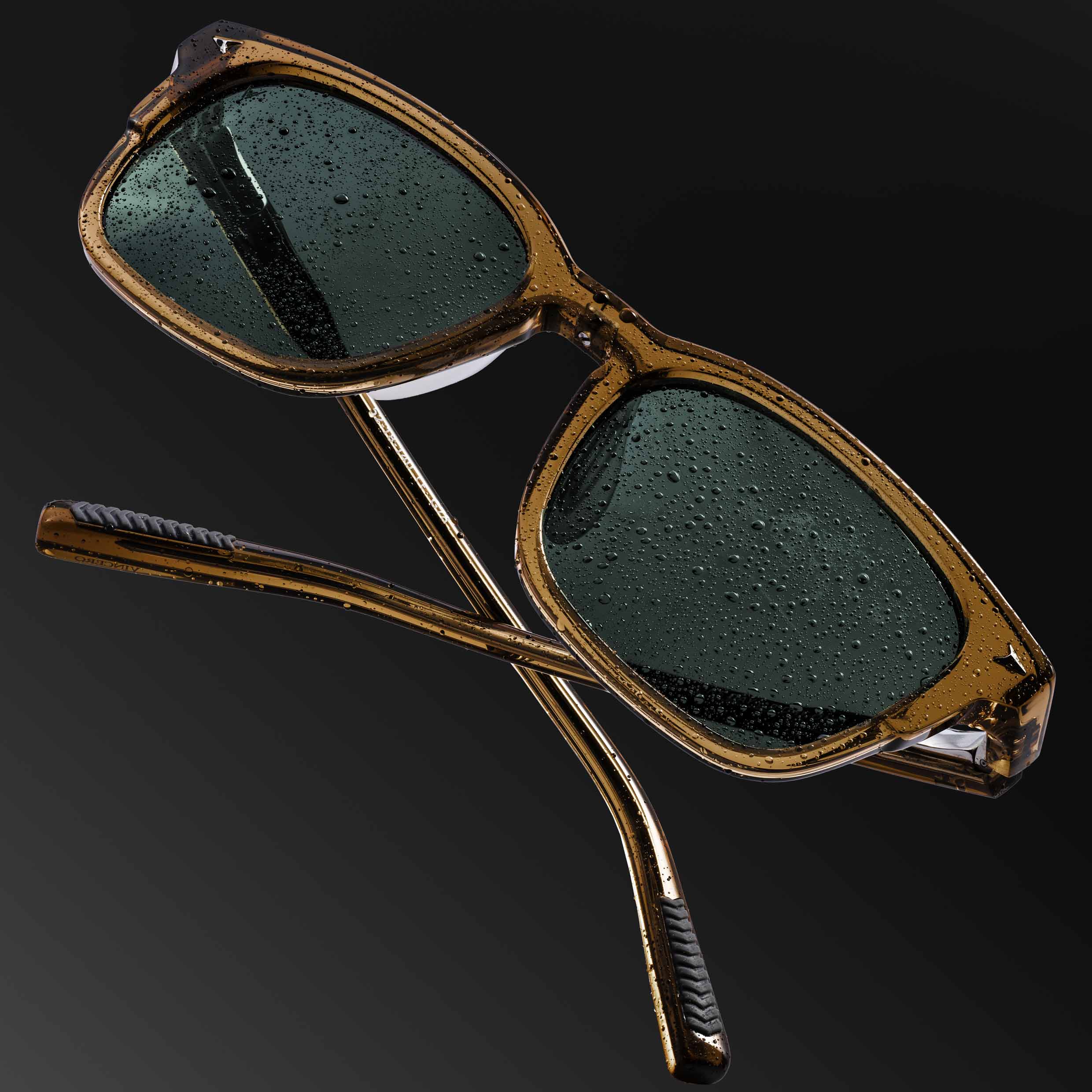 The Brooks Sandalwood Premium Acetate and Marble Sunglasses