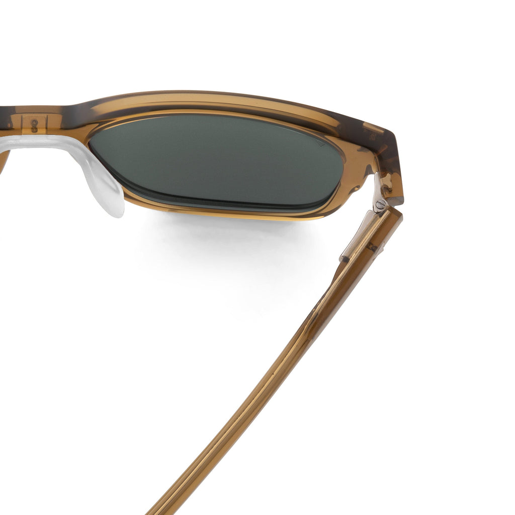 The Brooks Sandalwood Premium Acetate and Marble Sunglasses