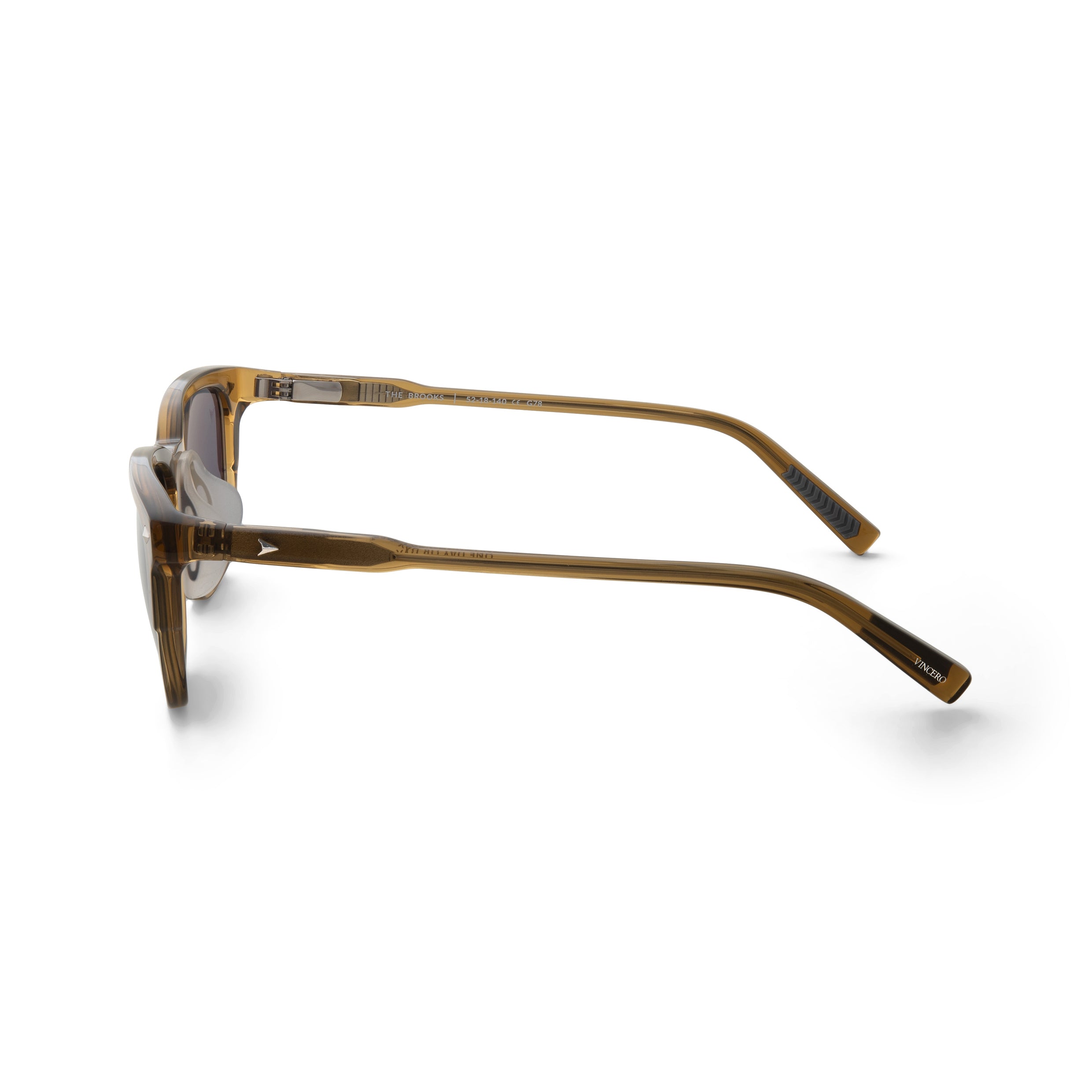 The Brooks Sandalwood Premium Acetate and Marble Sunglasses