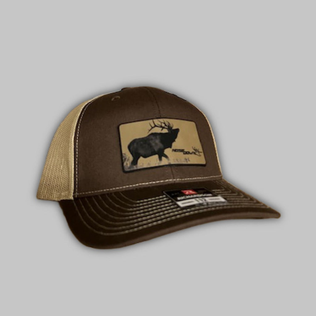 Elk Trucker hat perfect for mountain hunting and cold weather