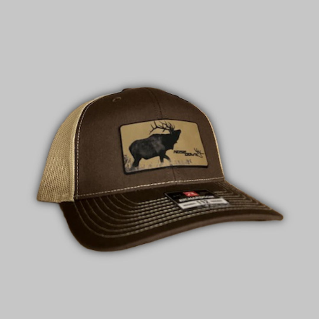Elk Trucker hat perfect for mountain hunting and cold weather