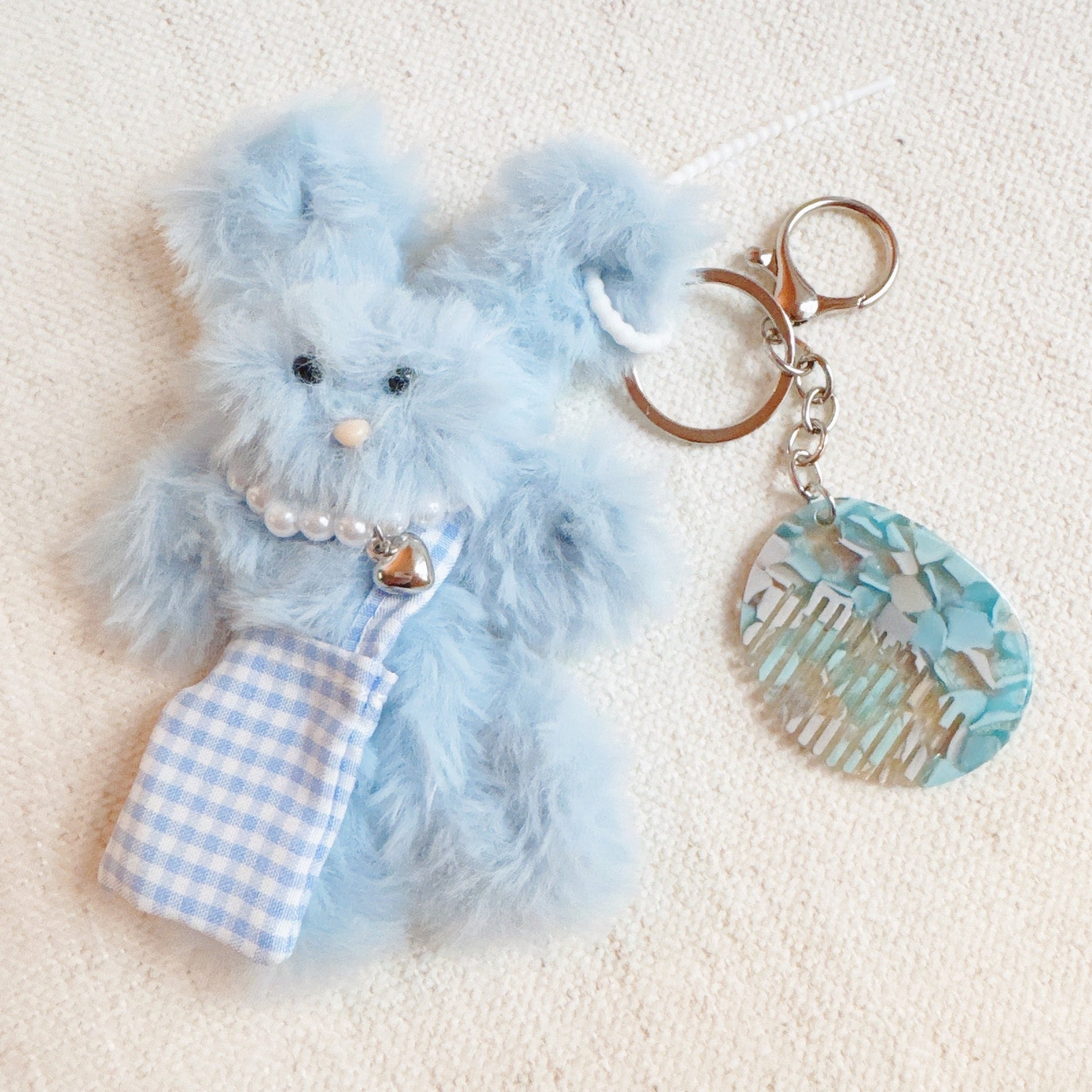 Brush My Rabbit Bag Charm