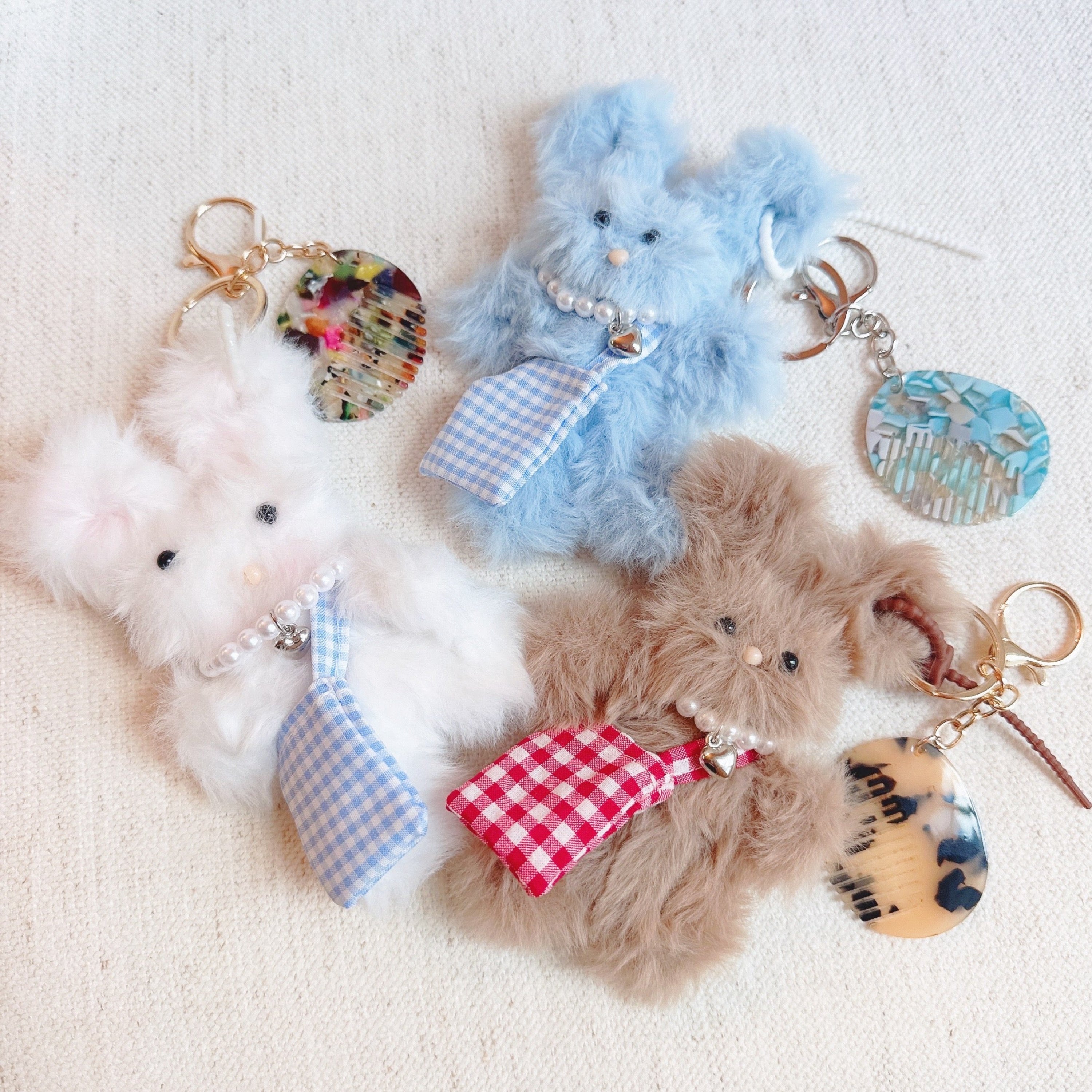 Brush My Rabbit Bag Charm