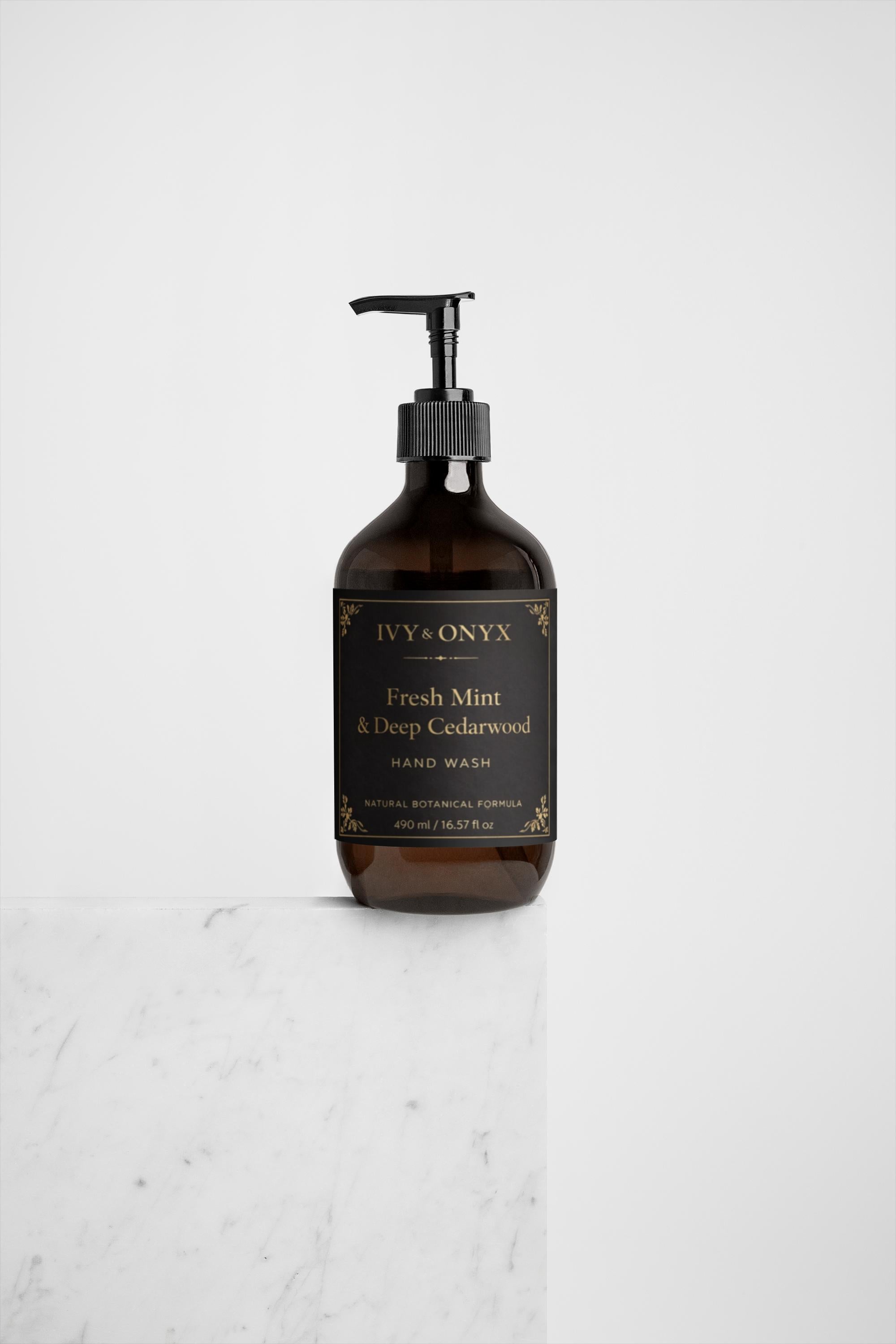 Fresh Mint & Deep Cedarwood Hand Wash 490ml
