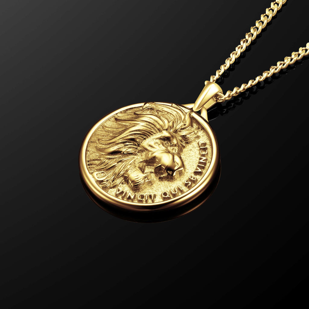 The Lion Pendant Necklace - 14K Gold Inner Mastery Jewelry