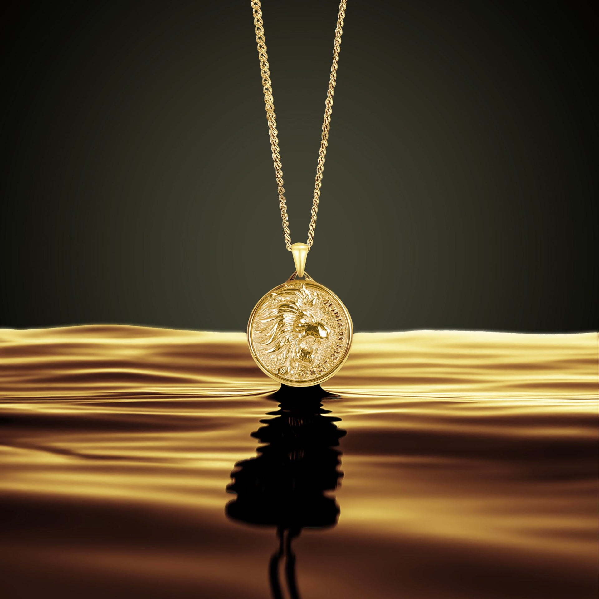 The Lion Pendant Necklace - 14K Gold Inner Mastery Jewelry