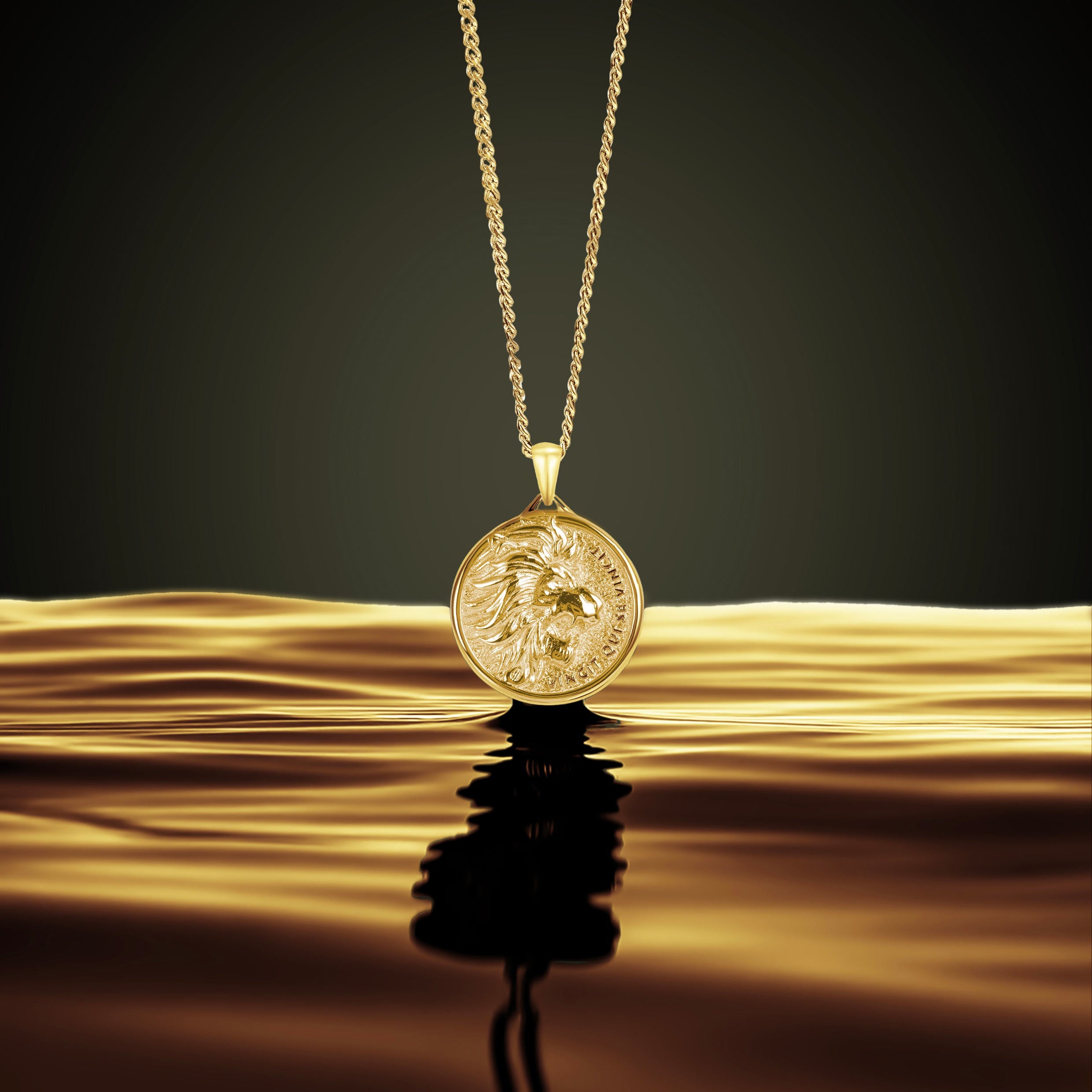 The Lion Pendant Necklace - 14K Gold Inner Mastery Jewelry