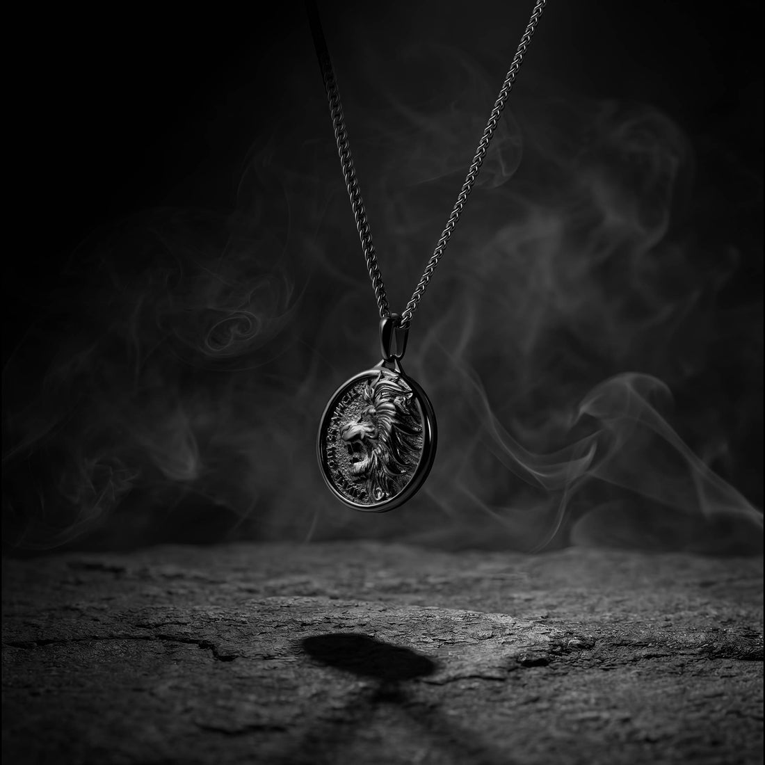 The Lion Pendant Necklace - Stealth Matte Finish Inner Mastery
