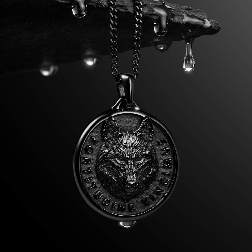 The Wolf Pendant Necklace - Stealth Resilience and Purpose
