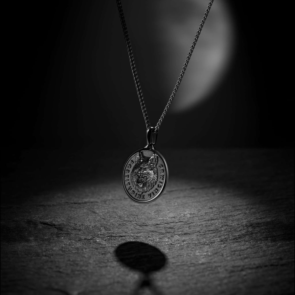 The Wolf Pendant Necklace - Stealth Resilience and Purpose