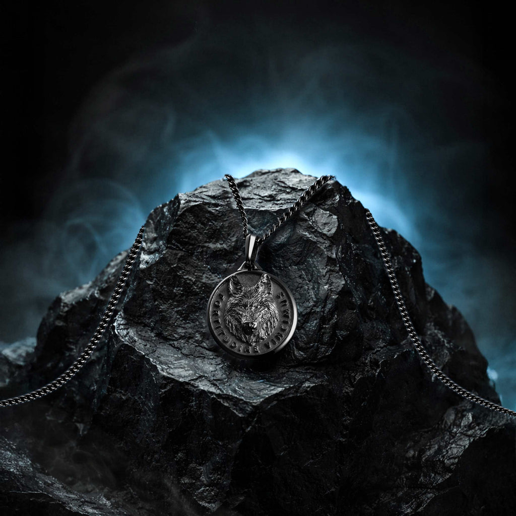 The Wolf Pendant Necklace - Stealth Resilience and Purpose