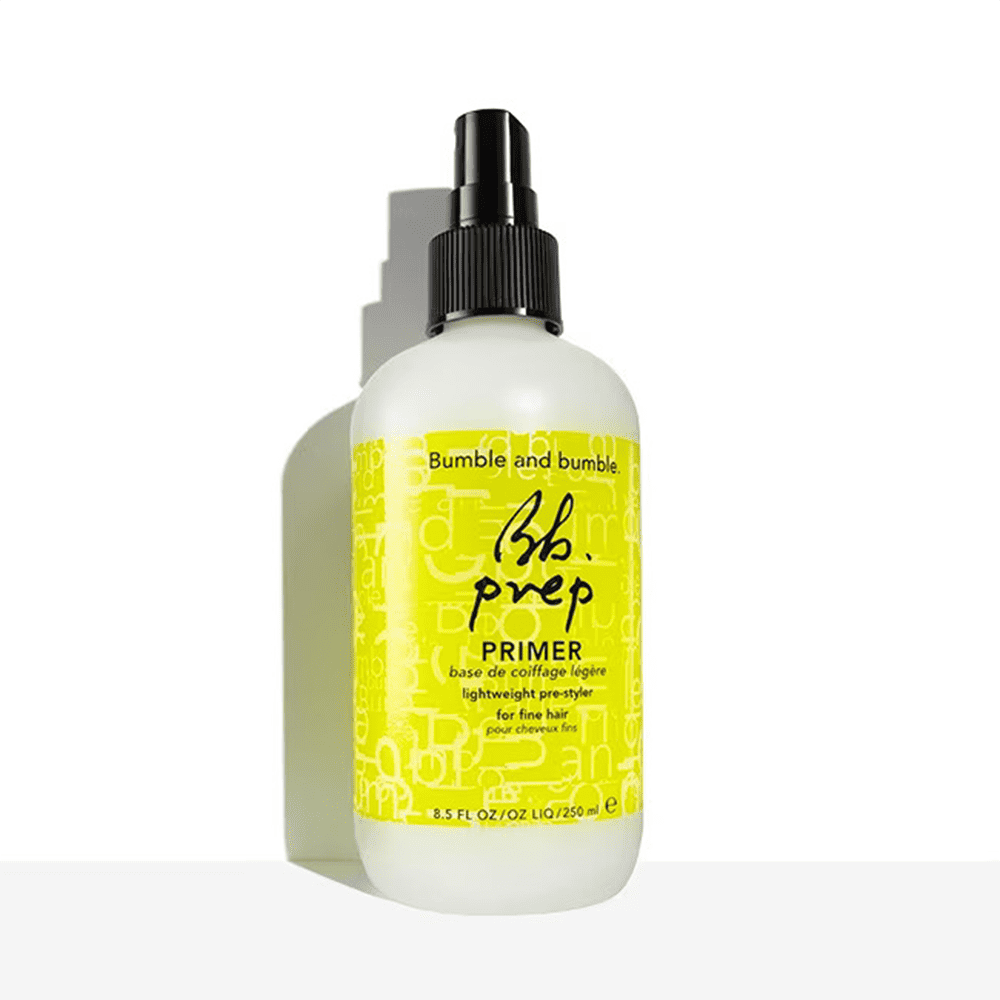 Bottle of Bumble and Bumble Prep Primer 8.5 OZ for detangling and styling