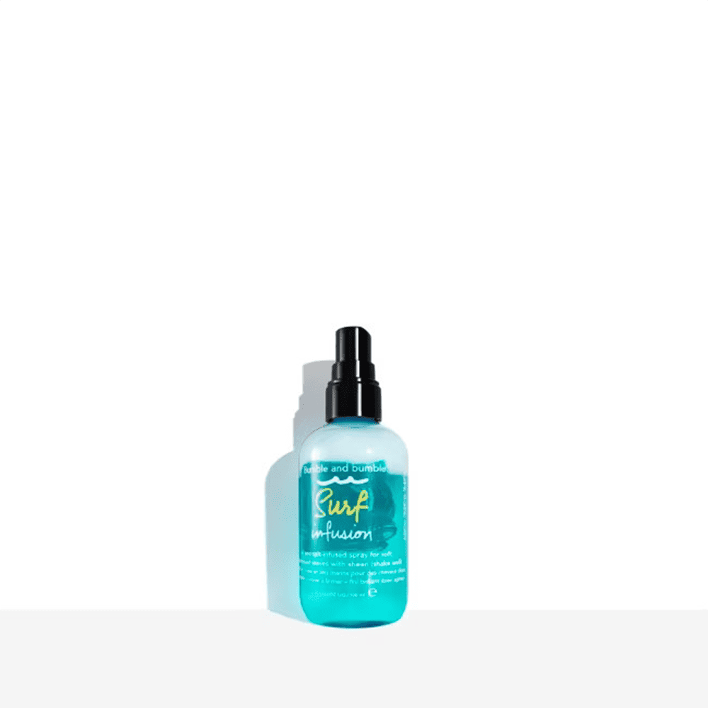 Bottle of Bumble and Bumble Surf Infusion salt-meets-oil hair spray