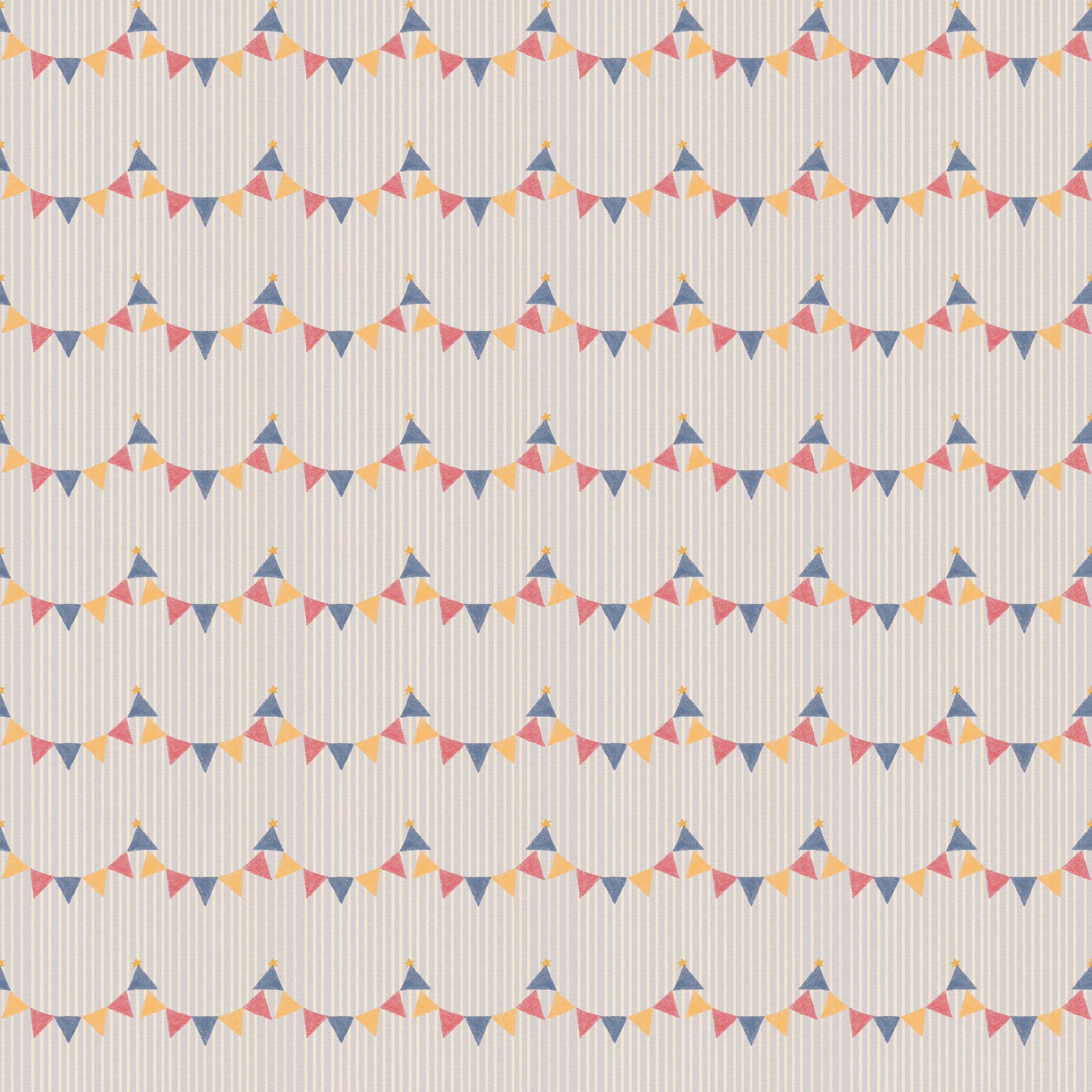Bunting Wallpaper by Yorkville Studio