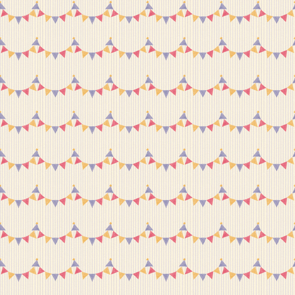 Bunting Wallpaper by Yorkville Studio