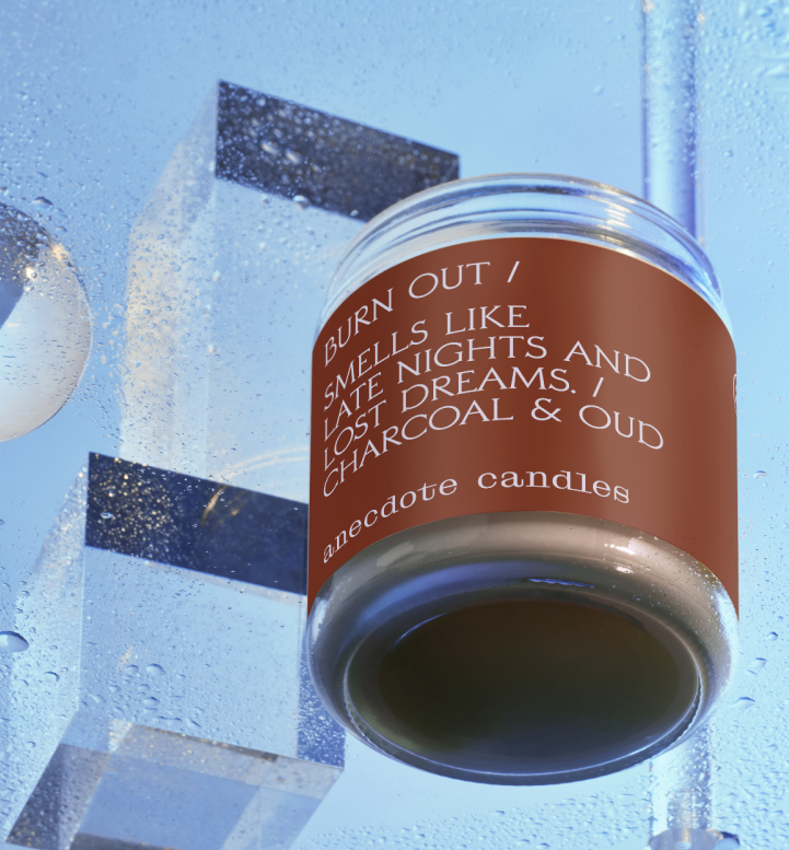 Burn Out Scented Candle