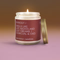 Burn Out Scented Candle