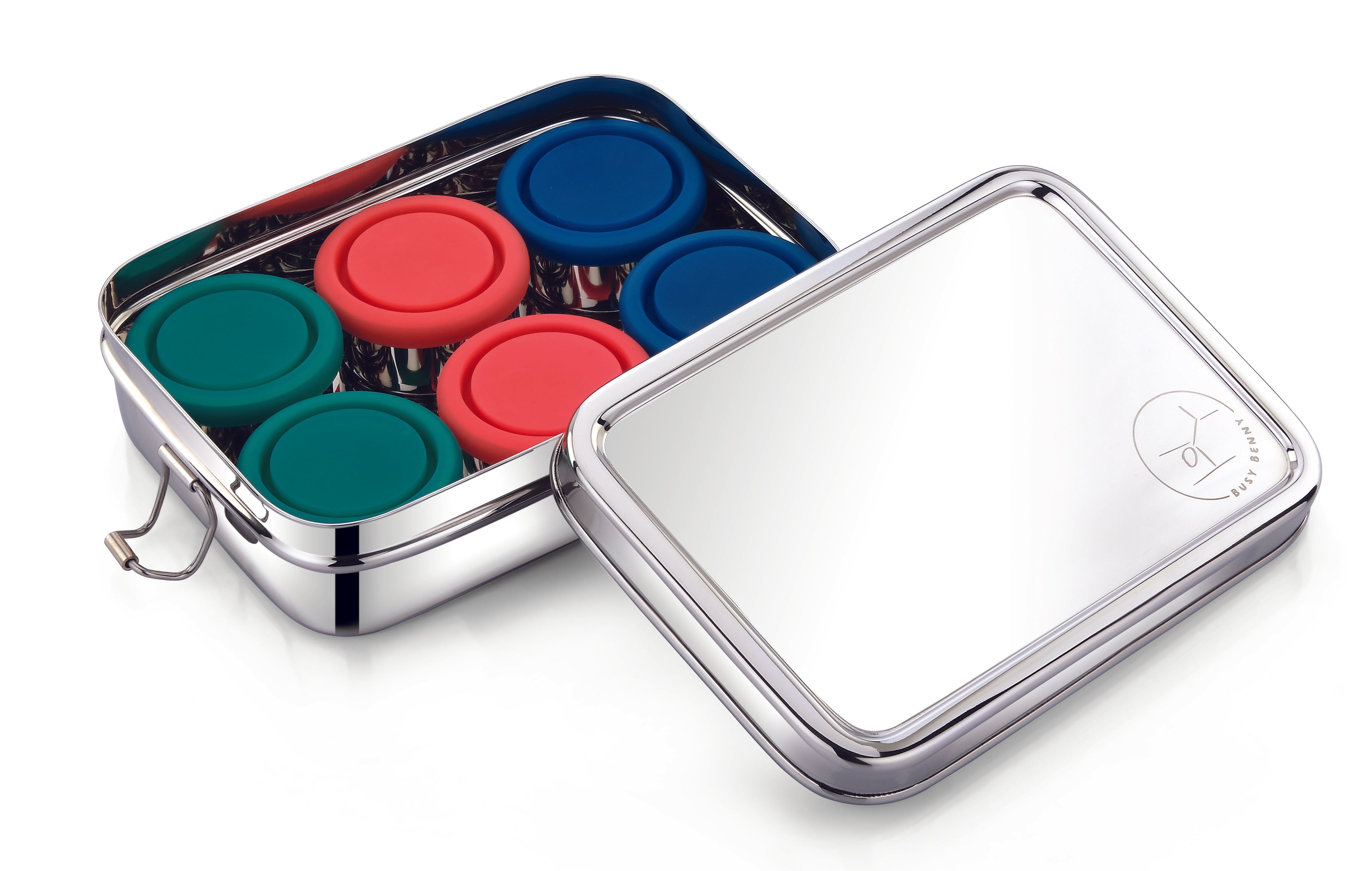 Stainless Steel Bento Box - 6 Compartment Kids