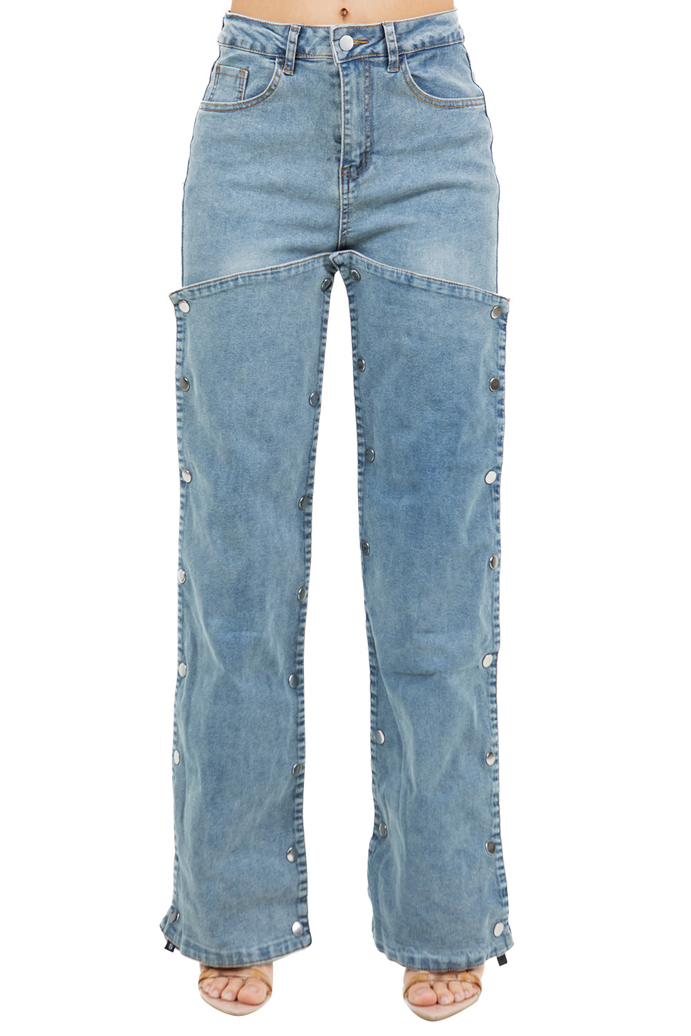 Women's Classic Denim Pants Everyday Straight Leg Jeans
