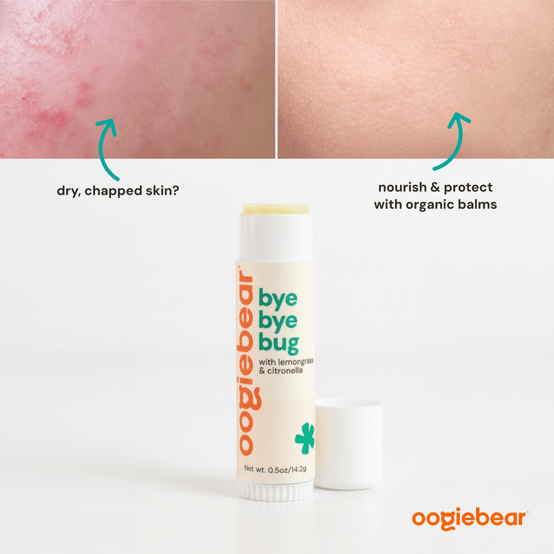 Organic Bug Away Balm with Lemongrass & Citronella for Babies
