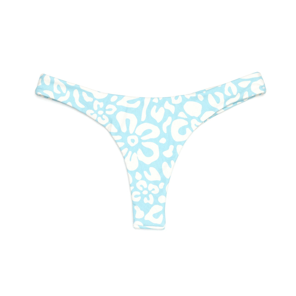 Back view of the Byron Kai Bottom, a minimal coverage bikini with a flattering scrunch back design.