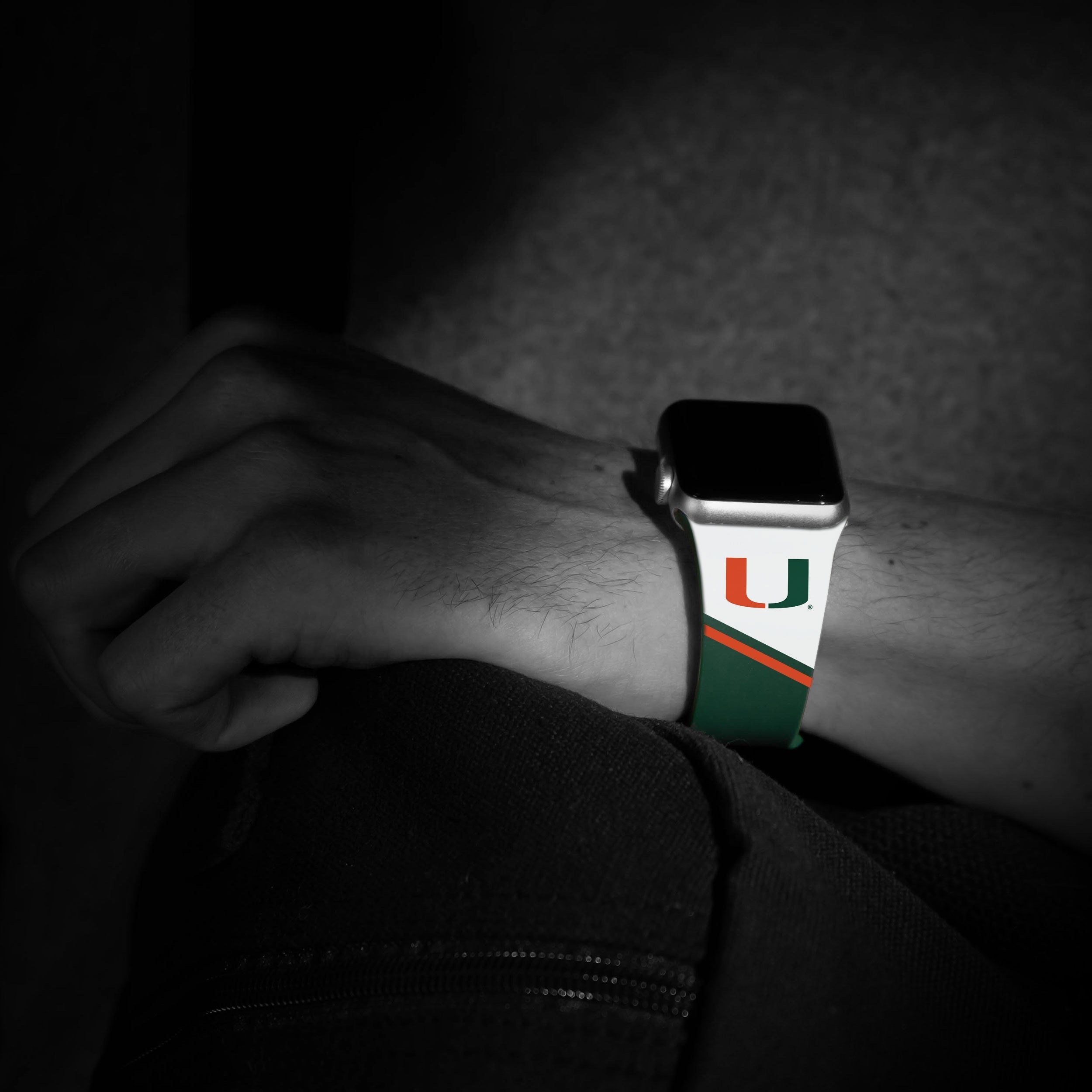 Miami Hurricanes HD Apple Watch Band