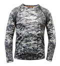 Youth Fishtek UV Long Sleeve Fishing Shirt in Blue - Image 3
