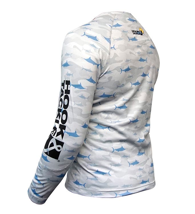 Youth Camo Billfish Long Sleeve UV Performance Fishing Shirt - Image 4