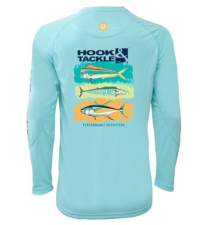 Youth Trio UV Performance Fishing Shirt Long Sleeve - Image 2