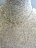 Baby Paperclip Chain Necklace