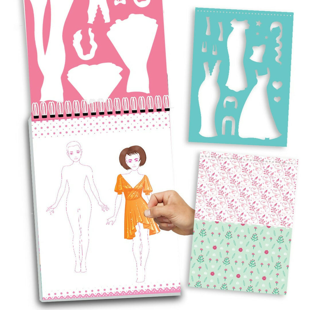 Style Studio Fashion Sketch Activity Book for Girls Ages 4-8