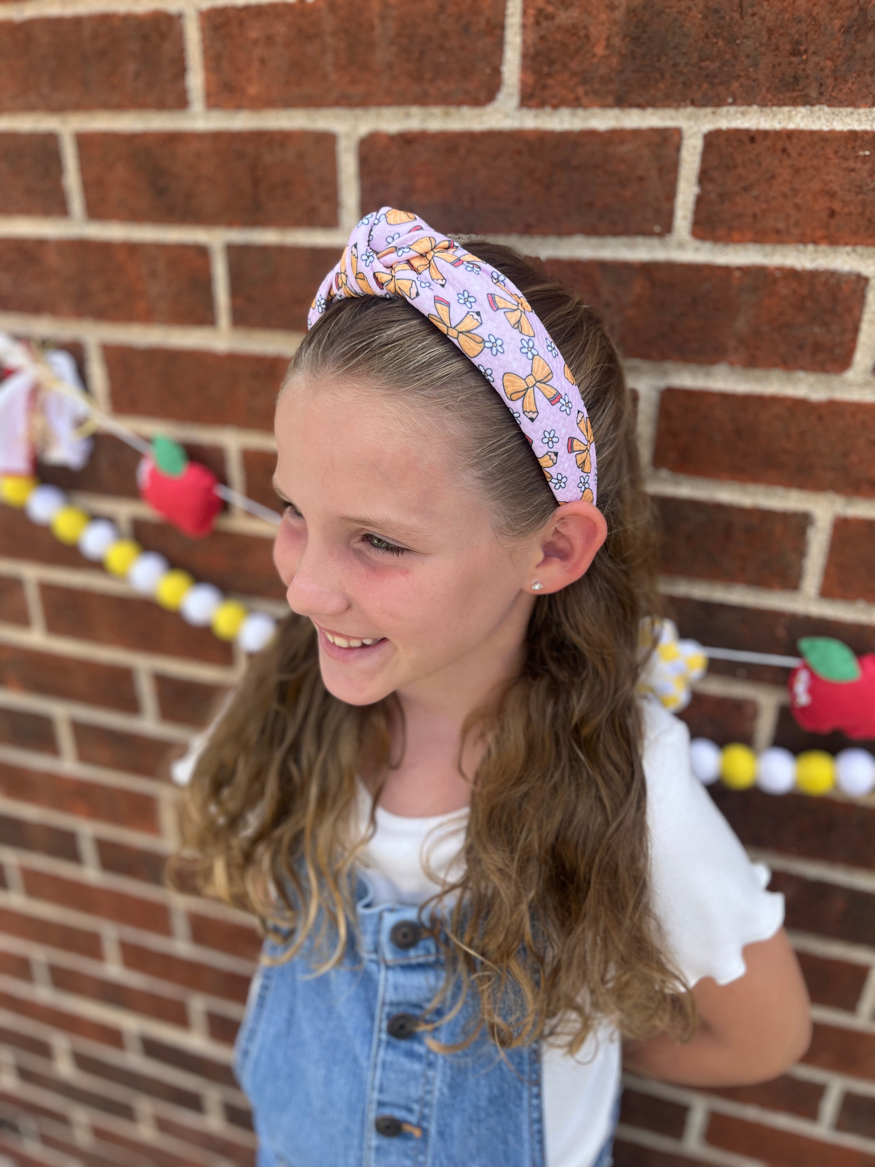 Pencil Bow Knotted Headband
