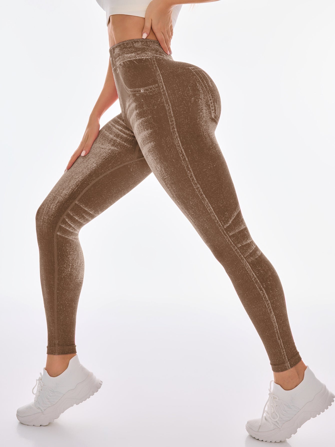 Seamless High-Waist Butt-Lifting Yoga Leggings for Gym Athleisure