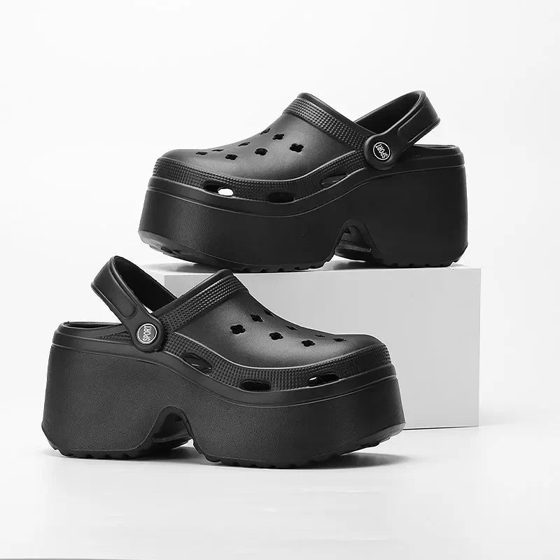 Women's Chunky Platform EVA Sandals - Slip-On Clogs