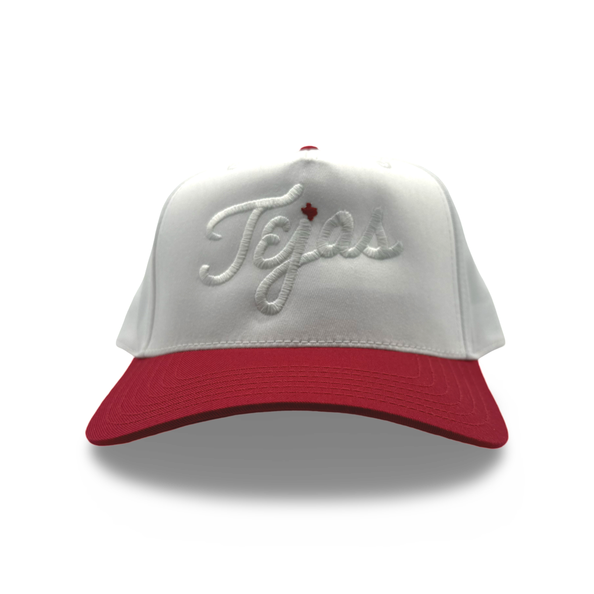 El Tejas A-Frame Snapback Hat - Two-Tone Cream & Multi Baseball Cap