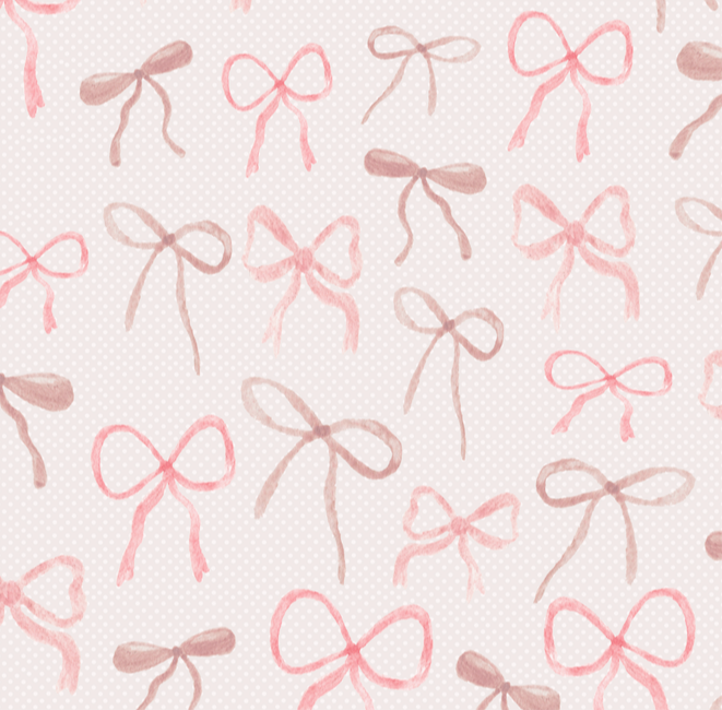 Persephone Whimsical Romantic Wallpaper in Pink and White